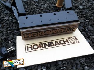 Voorbeeld brandstempel 200x50mm tbv bouwmarkt